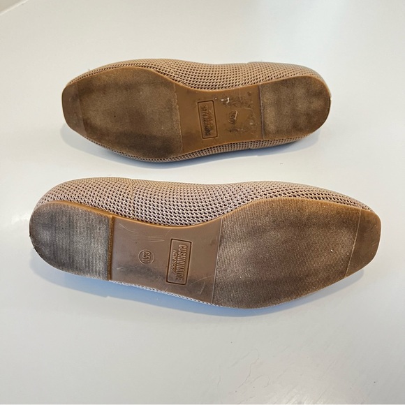 Light Brown Cloth Flats - Picture 2 of 4